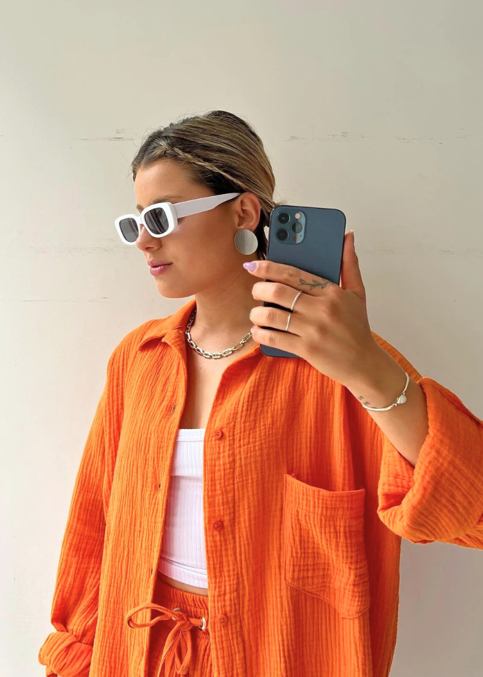 Ensemble 2 pièces lin léger – Chemise & Shorts