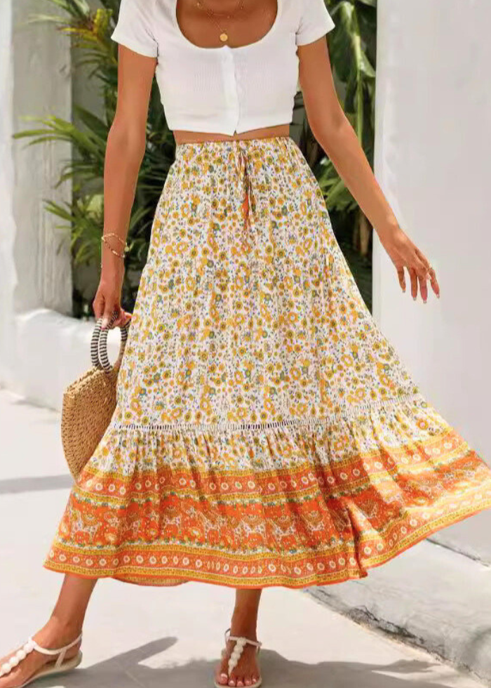 Jupe Longue Bohème en Viscose