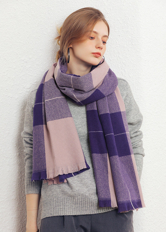 Écharpe épaisse femme imitation cachemire