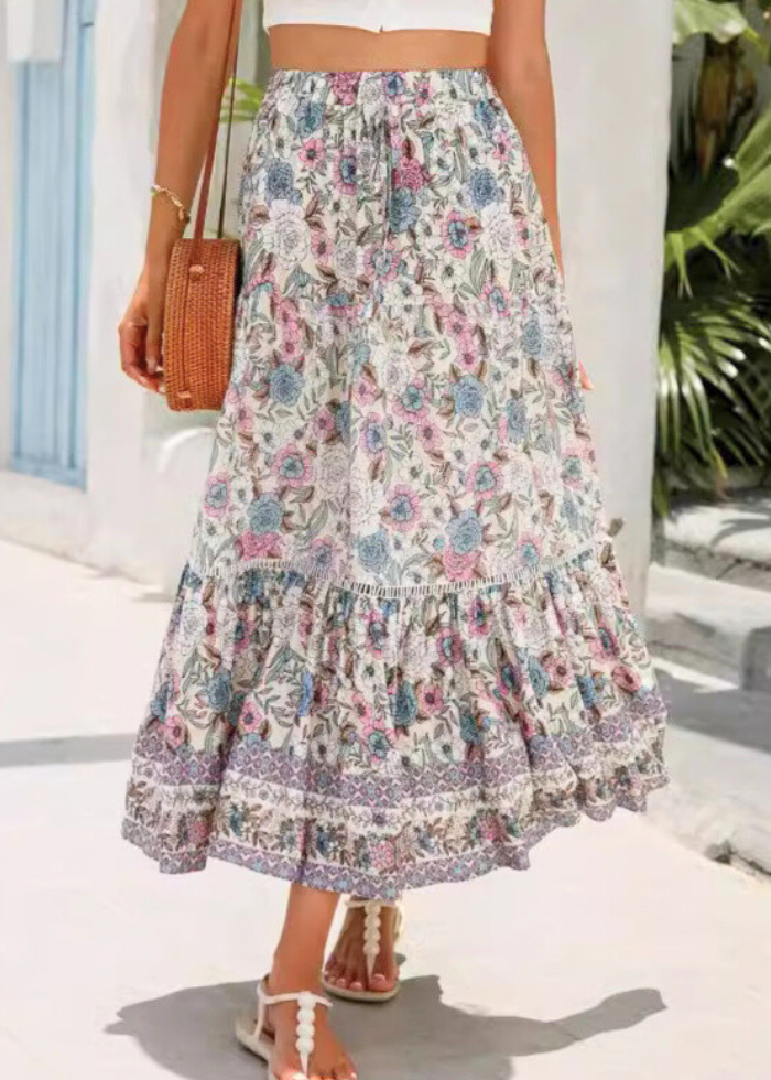 Jupe Longue Bohème en Viscose