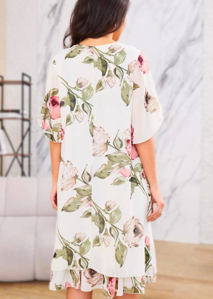 Robe Florale Fluide pour Toutes Occasions