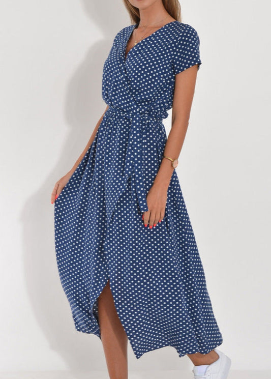 Robe imprimée à coupe évasée