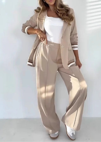 Ensemble deux pièces large tendance