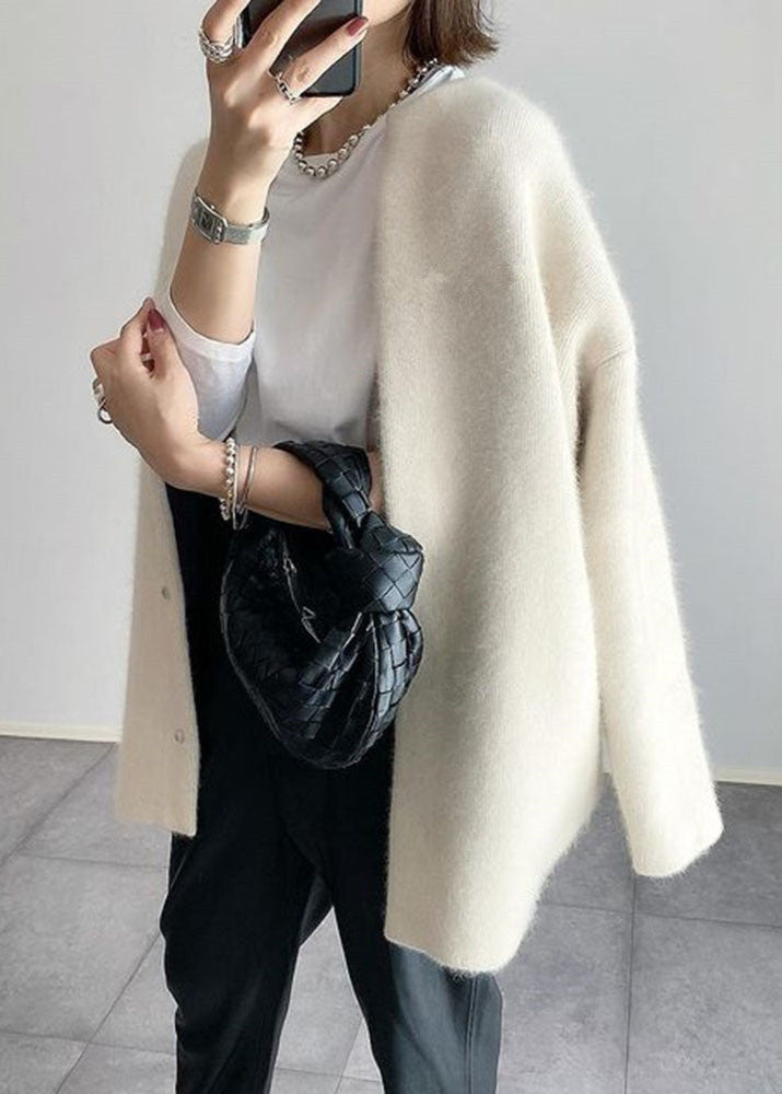 Cardigan tricoté boutonné coupe ajustée