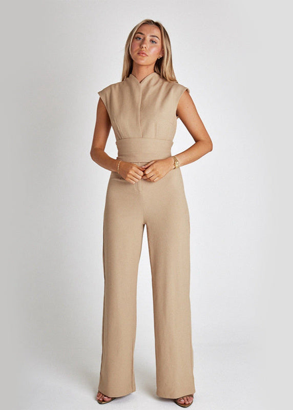 Combinaison Élégante Sans Manches