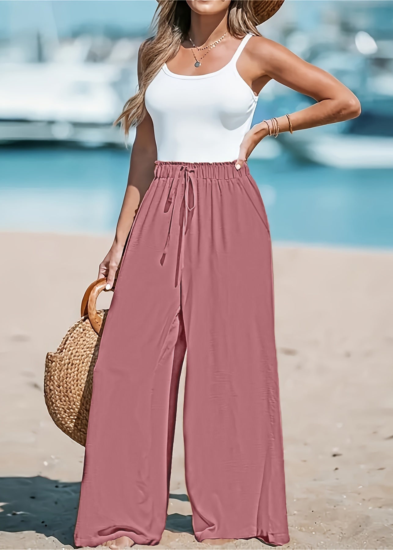 Pantalon Ice Silk Fluide