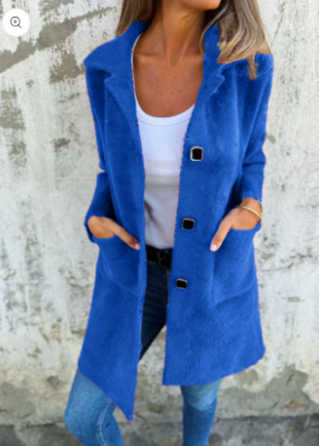 Veste polo mi-longue cintrée