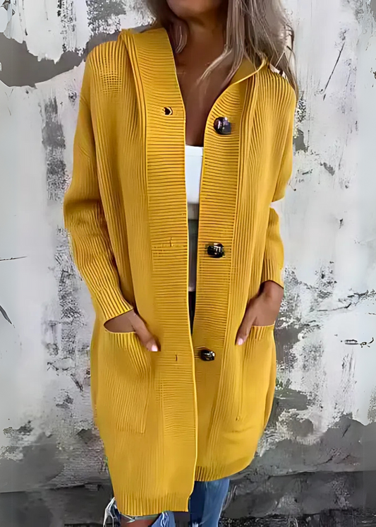 Cardigan Maille Gris Confort