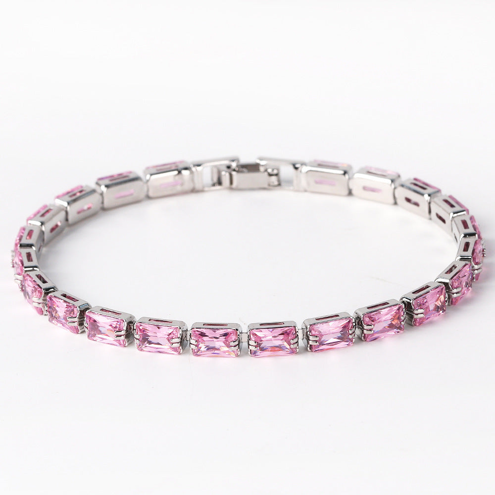Bracelet zircon éclat tendance femme