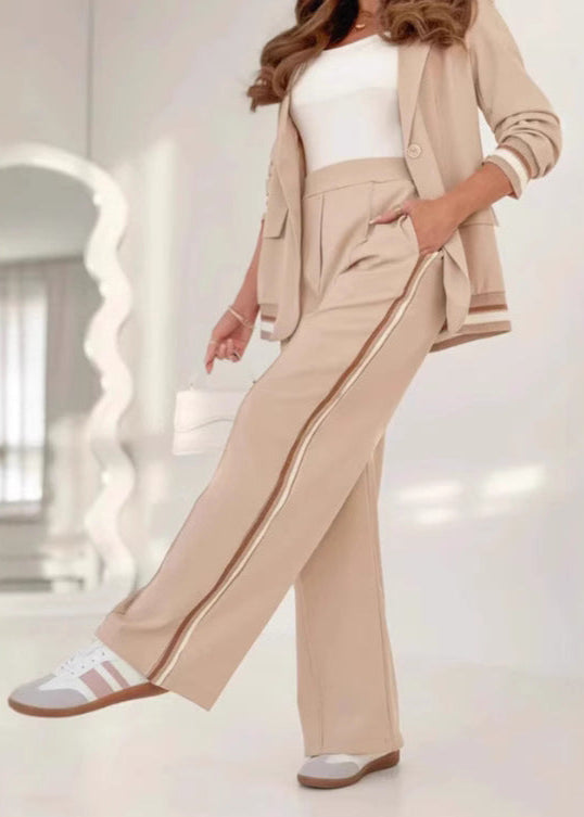 Ensemble deux pièces large tendance