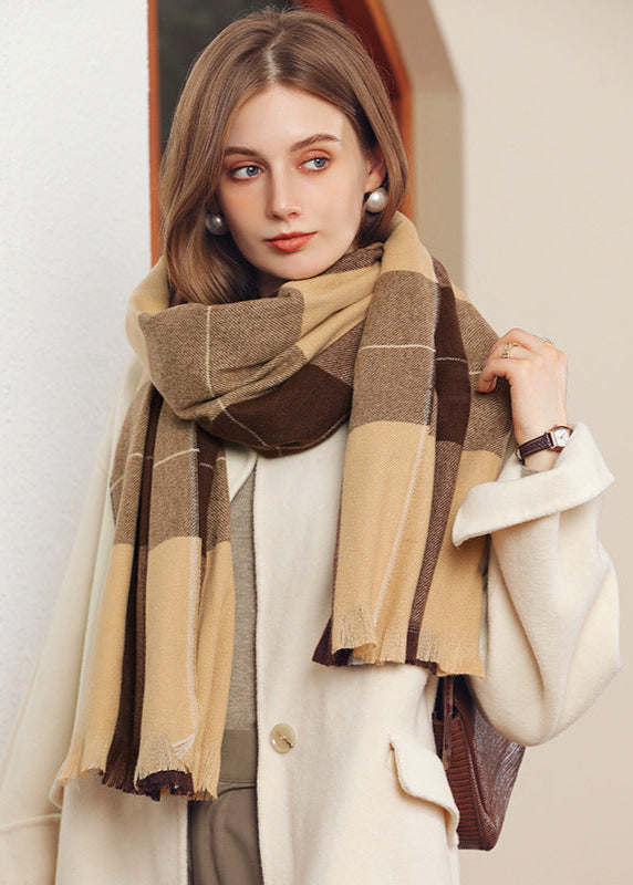 Écharpe épaisse femme imitation cachemire