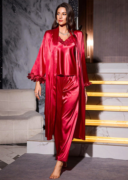 Ensemble trois pièces nuisette légère