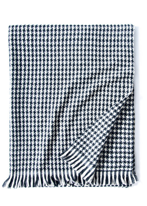 Écharpe épaisse à carreaux femme