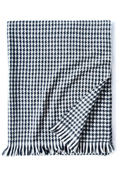 Écharpe épaisse à carreaux femme