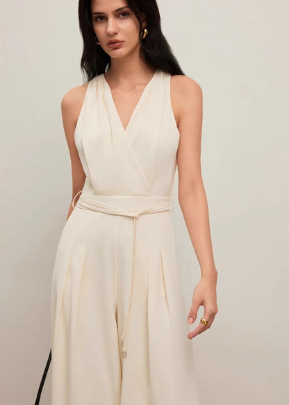 Combinaison Femme Élégante Sans Manches