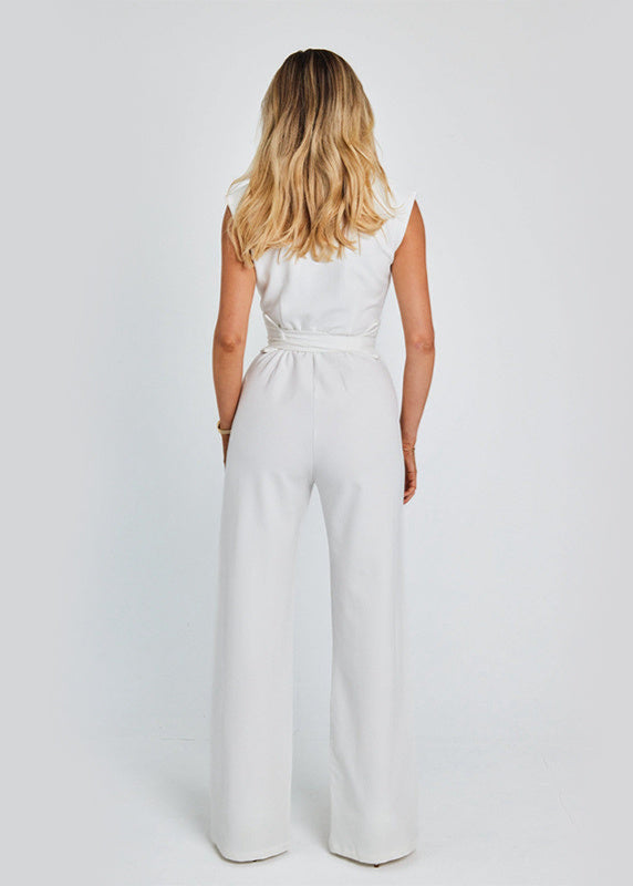 Combinaison Élégante Sans Manches