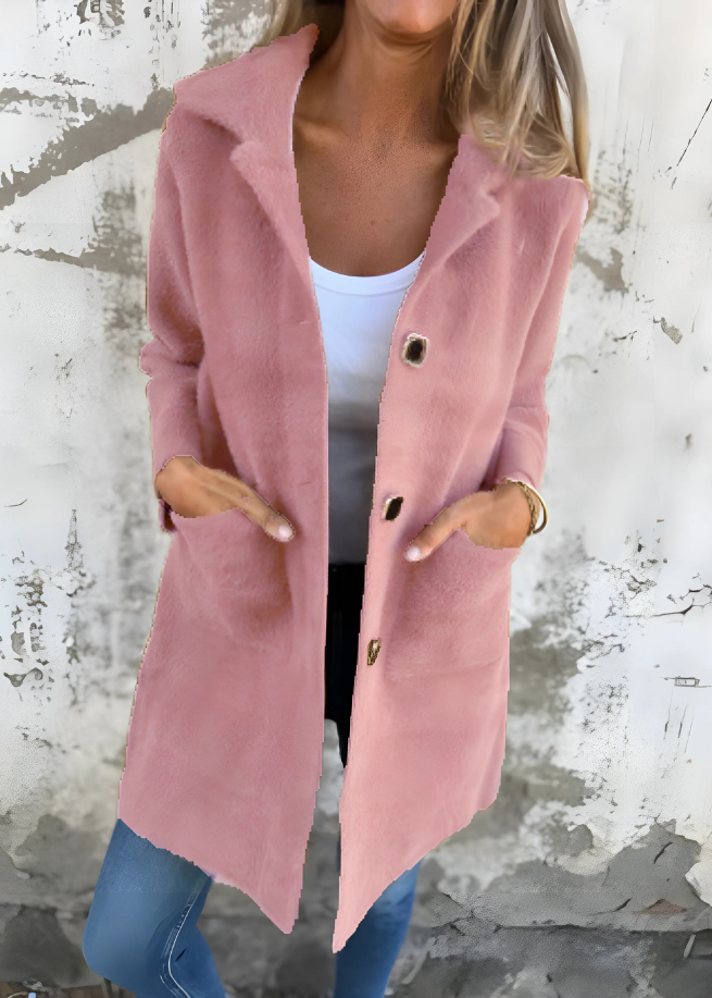 Veste polo mi-longue cintrée